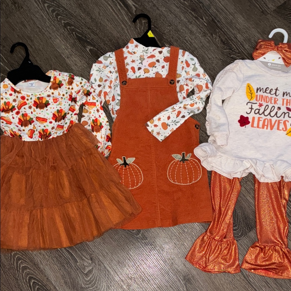 Bundle lot of outfits size 4T never worn excellent condition!